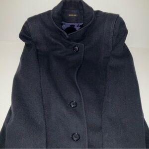 USA 100% Wool Coat Size8 Merino Blue